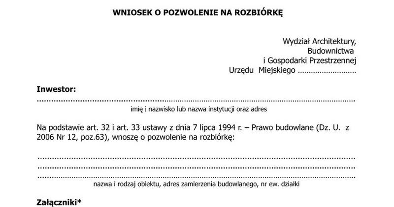 Pozwolenie na rozbiórkę – kompendium zasad, które musisz znać