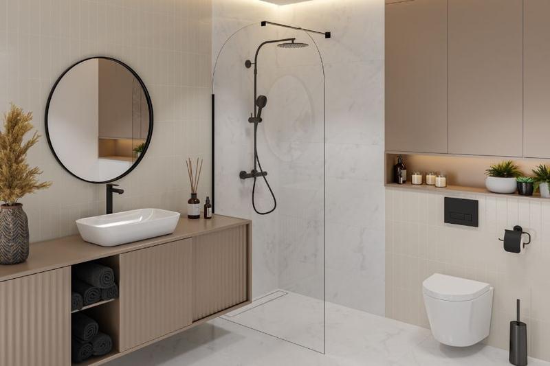 Stylowe małe łazienki