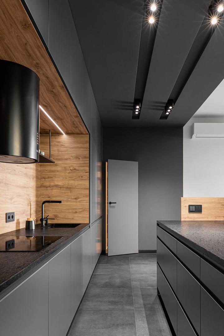 Kontrasty w aranżacji kuchni