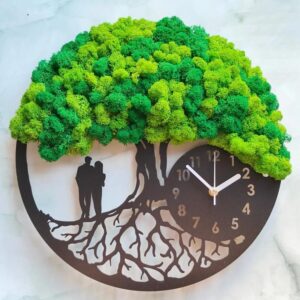 Zegar moss – elegancki dodatek do każdego wnętrza