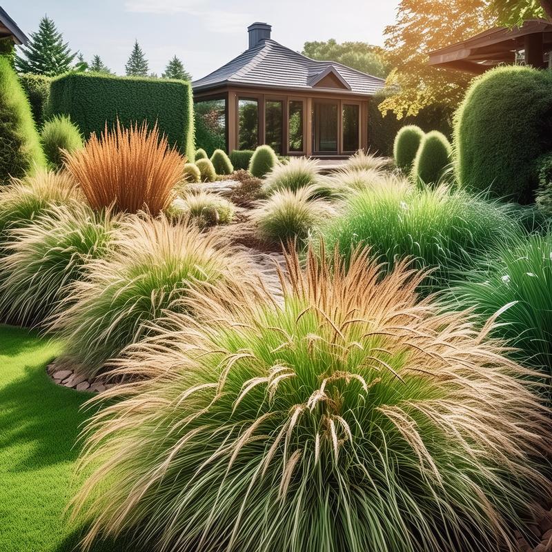 Trawy ozdobne w ogrodzie