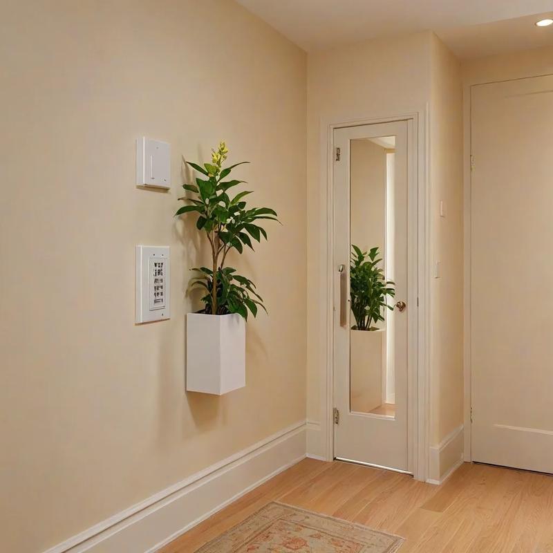 Zabudowa skrzynki elektrycznej w przedpokoju